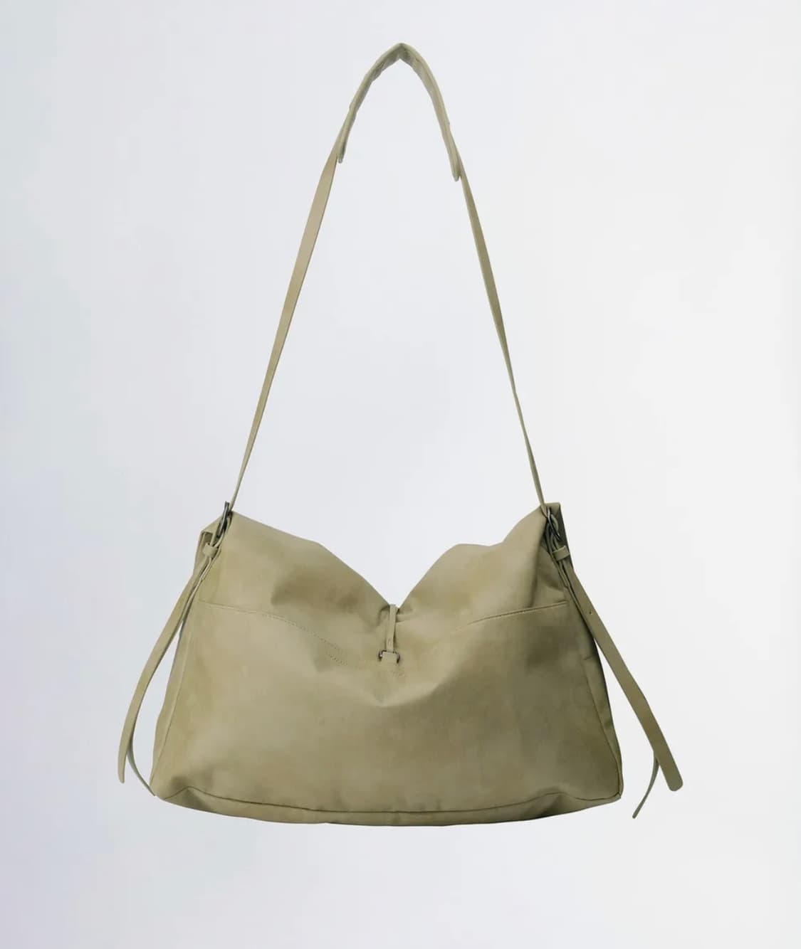 Folded Slouchy Bag Dirty Green 상품이미지3