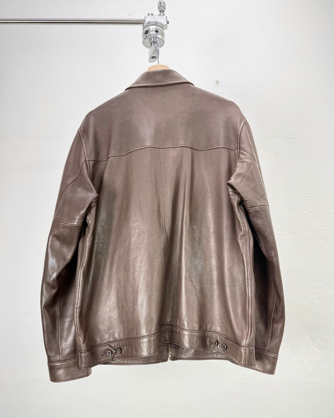 폴로 랄프로렌 브라운 쉽 맥스 웰 블루종 레더 자켓 상품이미지6