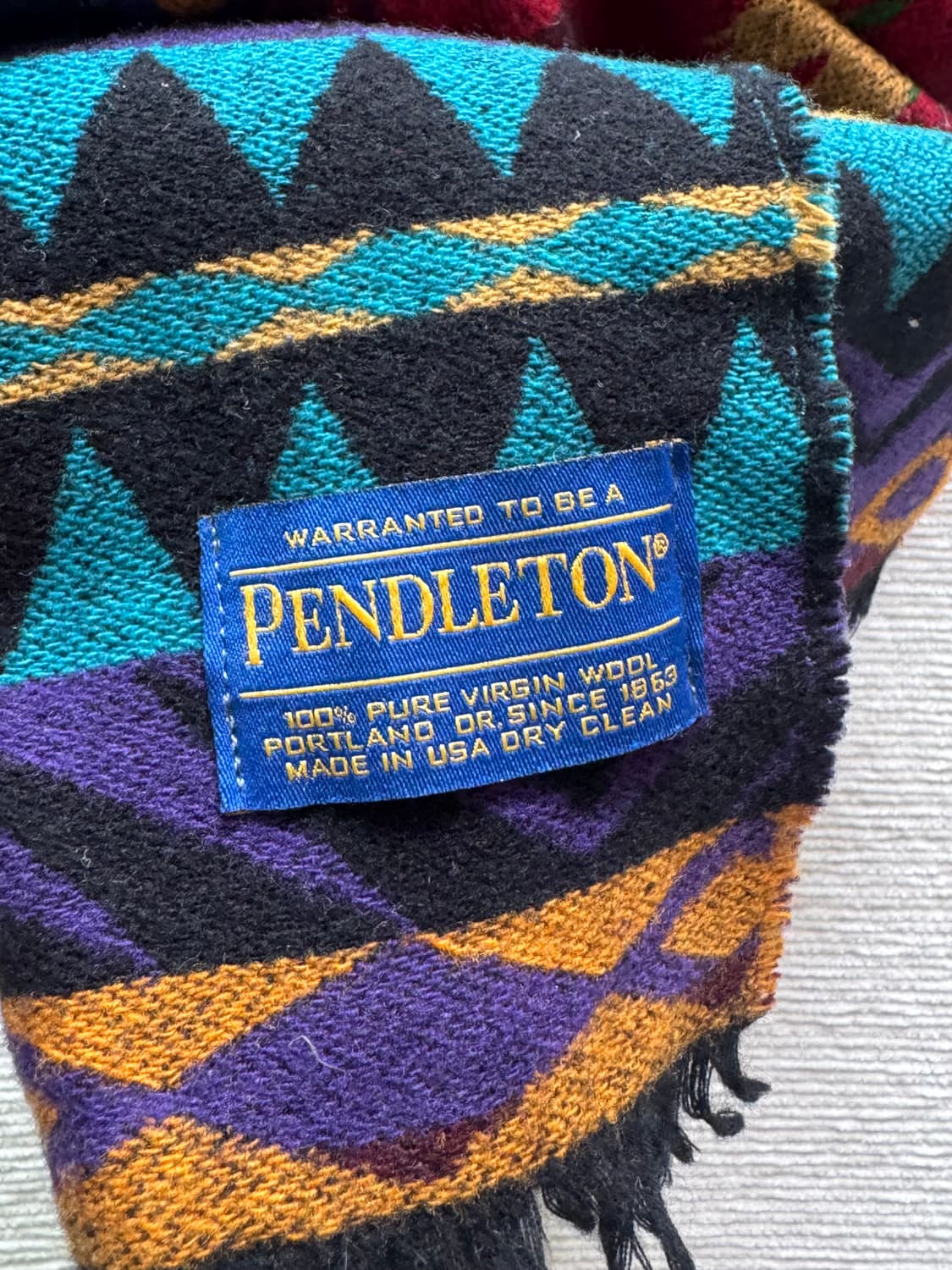 Pendleton(펜들턴) 100% 버진 울 머플러 상품이미지4