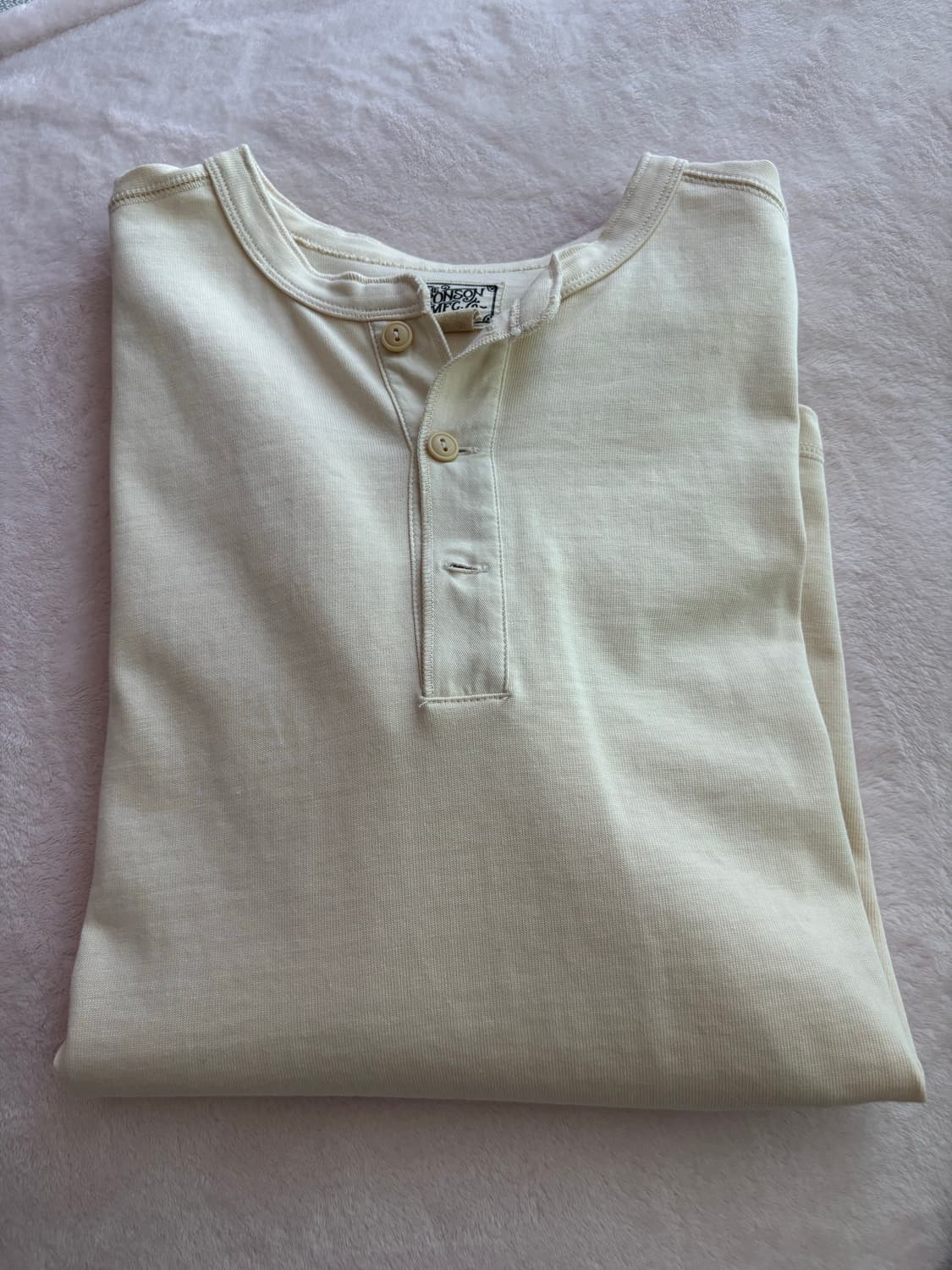 브론슨 Vintage Long Sleeve Henley Shirt 상품이미지6