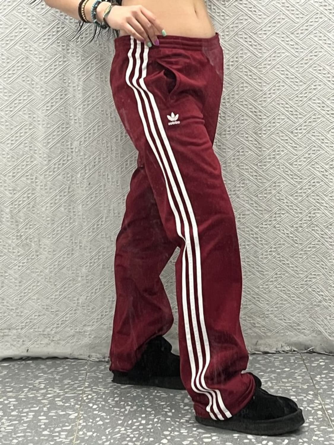 아디다스 클래식 유로파 버건디 트랙팬츠  XL C06749 상품이미지1