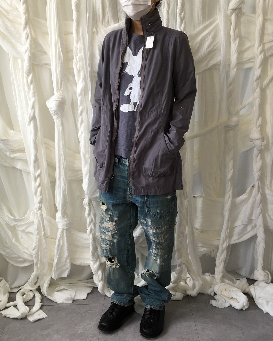 High neck cotton jacket 상품이미지7