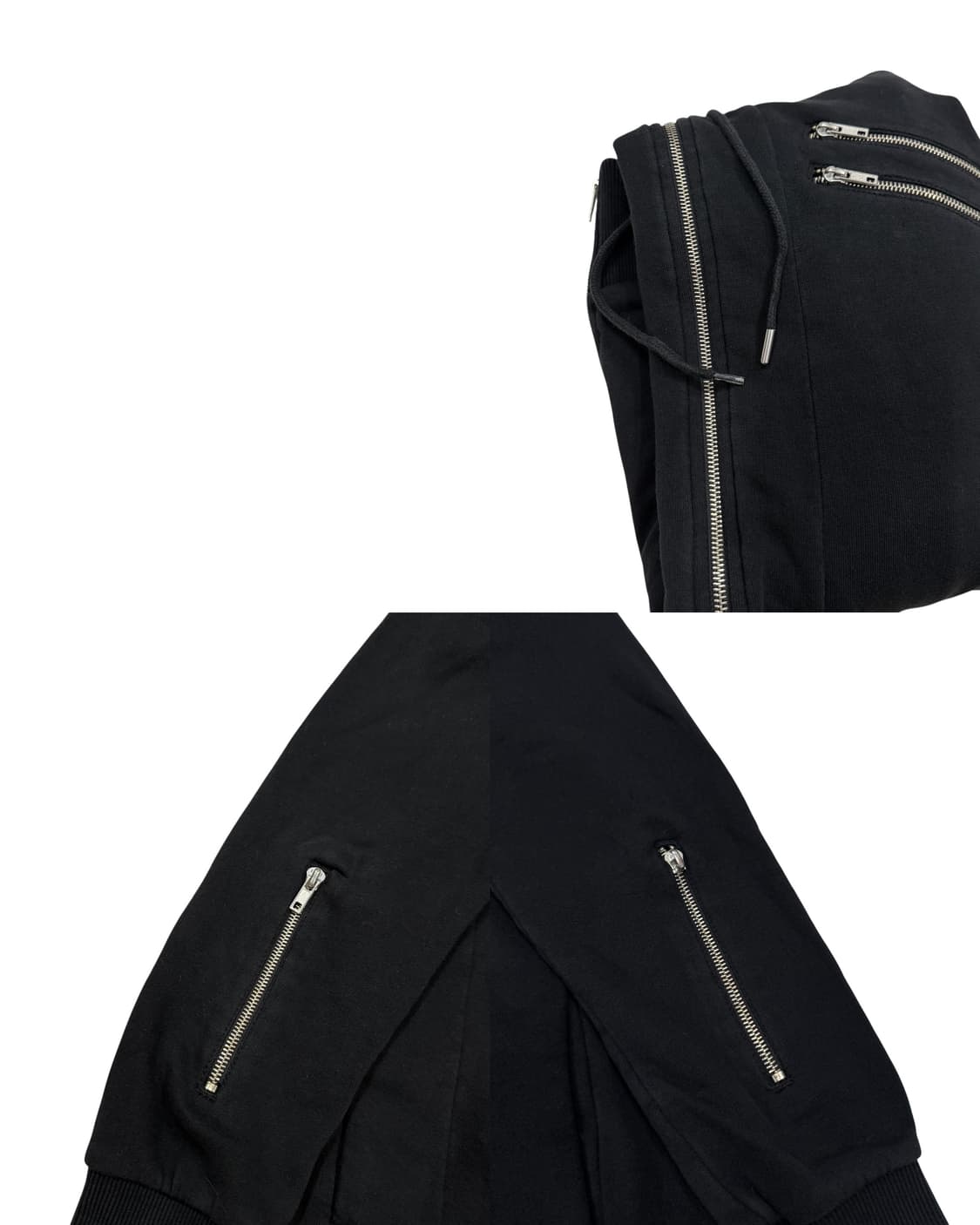 디젤 빈티지 풀오버 후드집업 자켓 블랙 S 상품이미지6