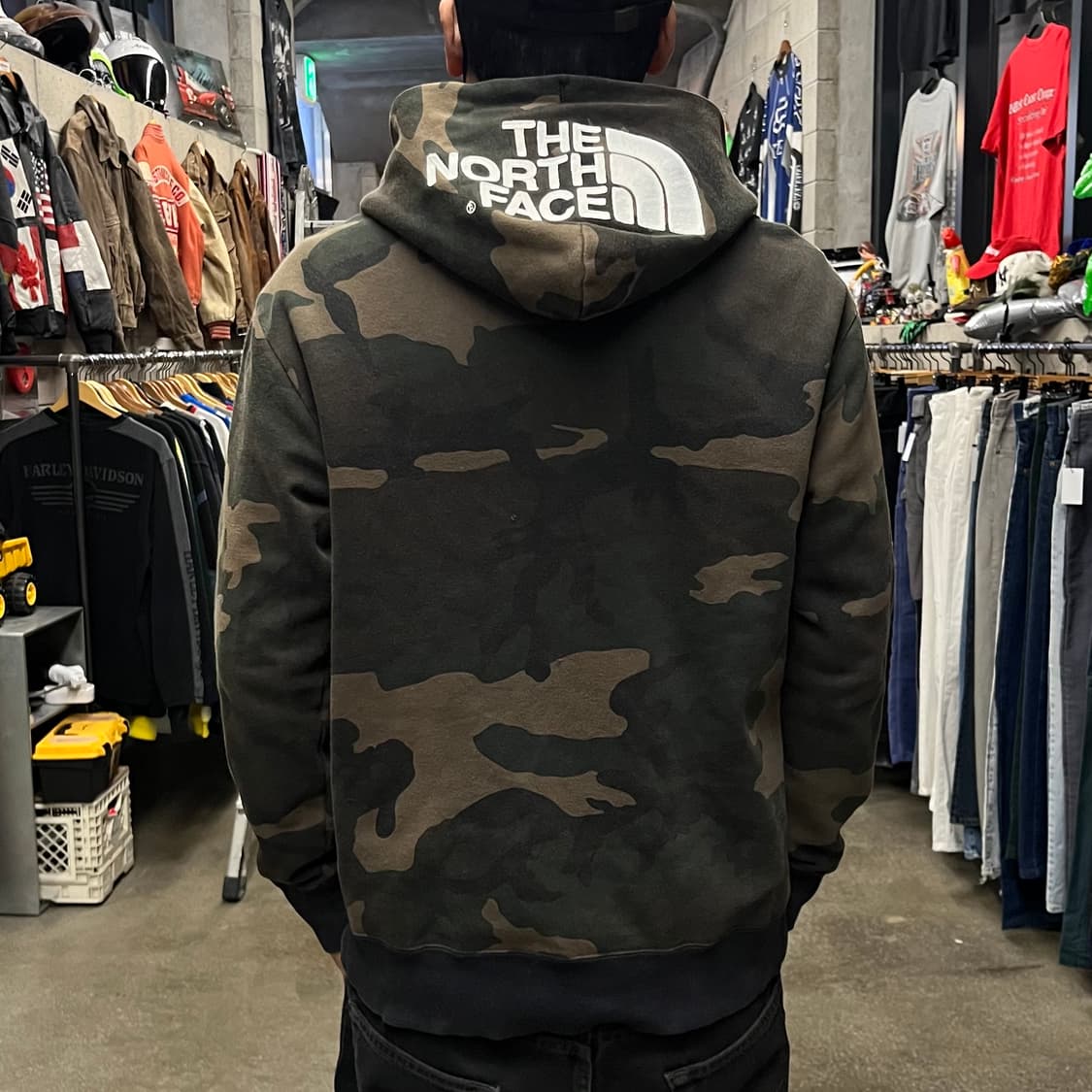 노스페이스 카모 후드 집업 (100-105) 상품이미지7