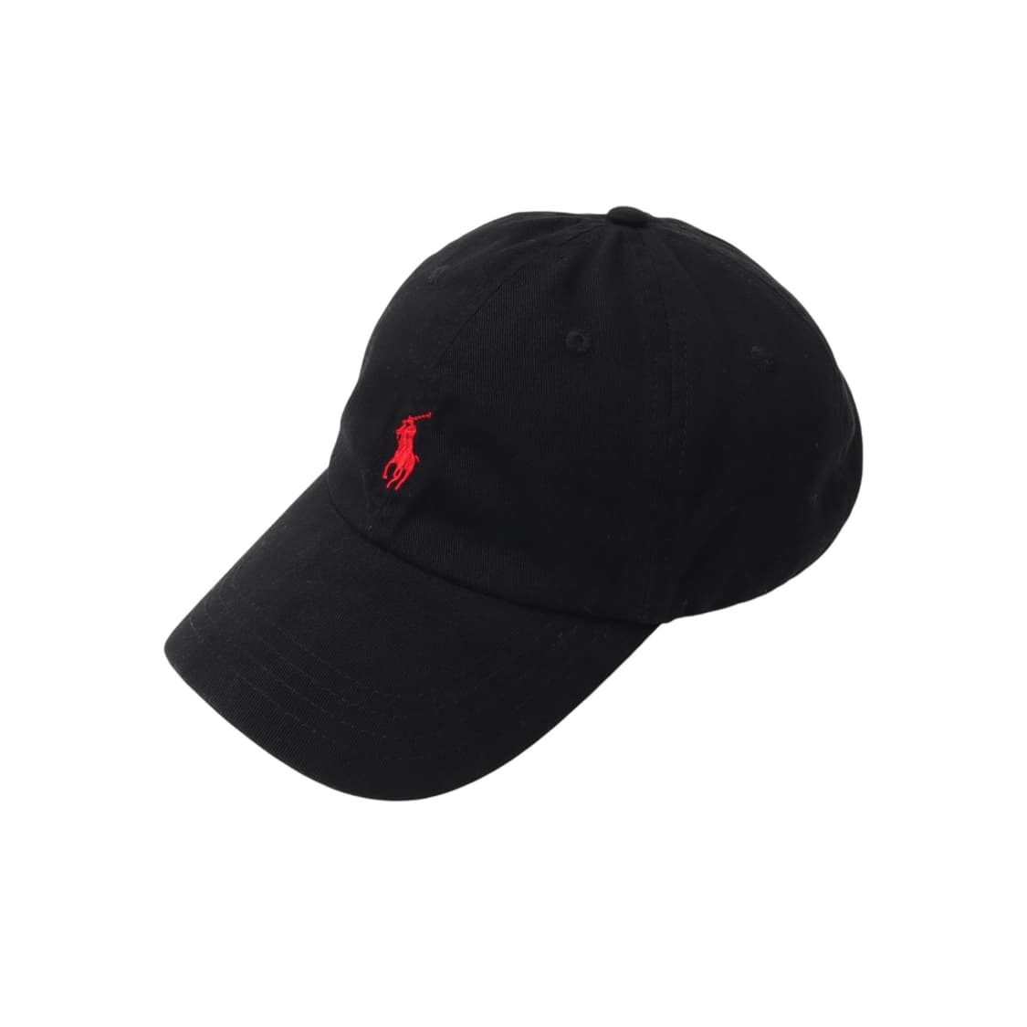 폴로 랄프로렌 QR 블랙 레드포니 볼캡 상품이미지1
