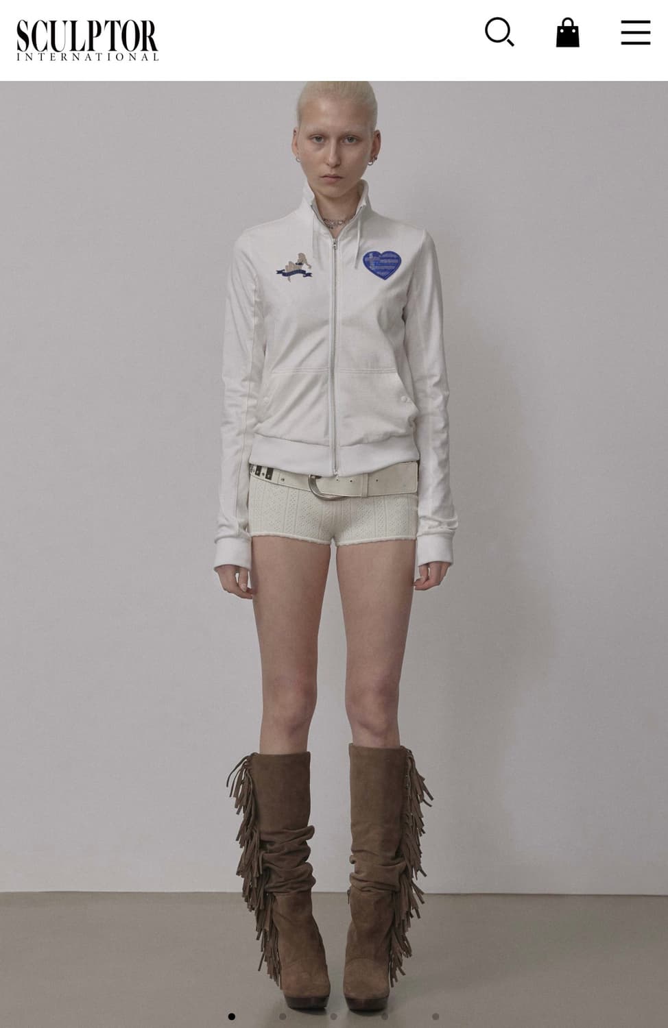 스컬프터 플래그 트랙 집업 상품이미지1