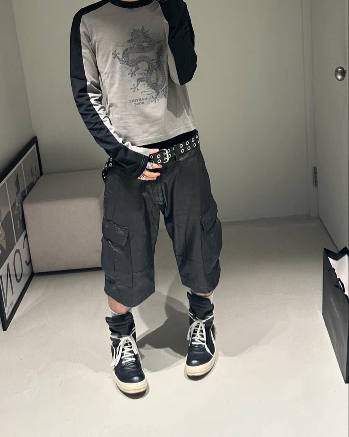 [L] 마틴로즈 슈렁큰 롱슬리브 드래곤 상품이미지1