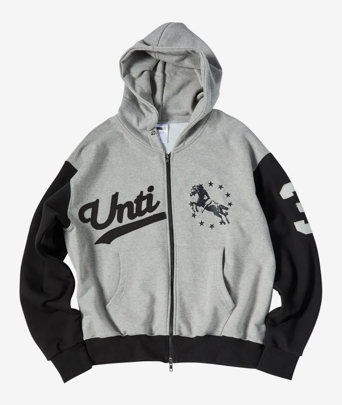 새상품) 언타이틀 바시티 후드집업 L 상품이미지1