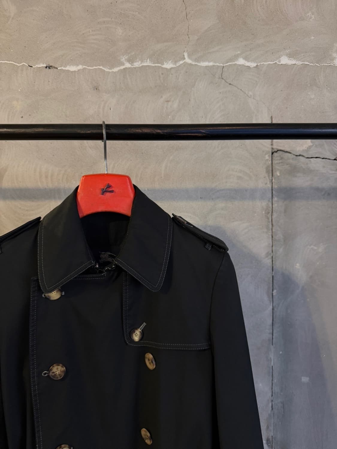 버버리 더블브레스티드 코트 야성55-66 상품이미지2