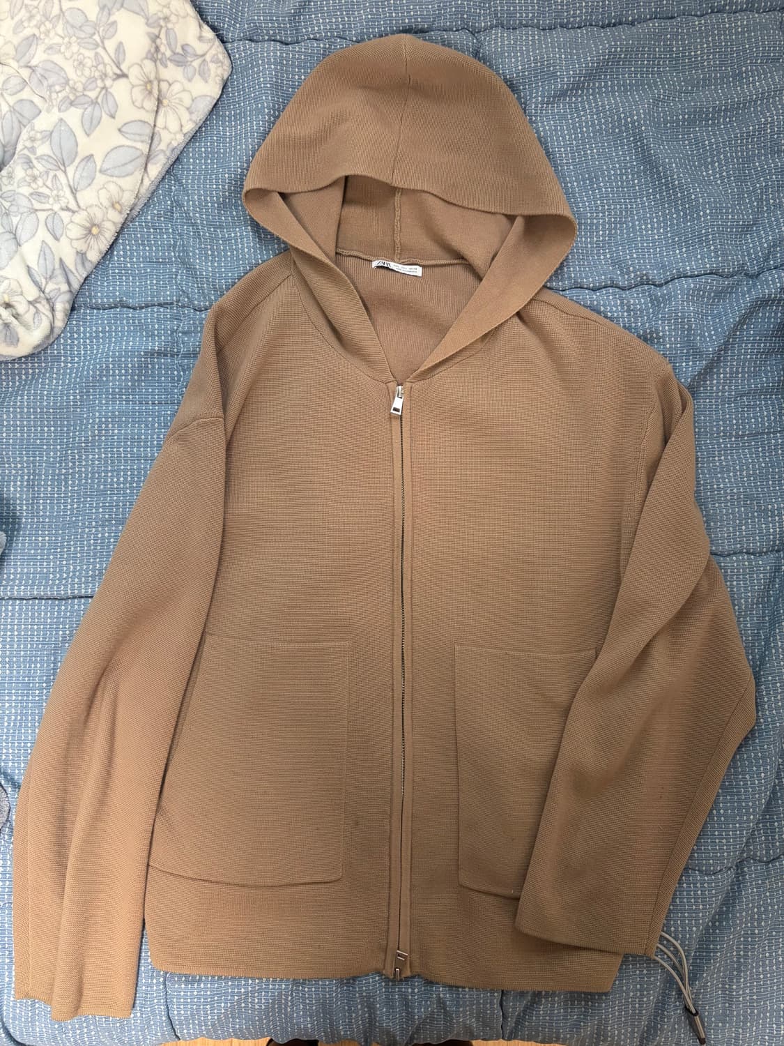 zara 자라 니트 후드집업 L 사이즈 상품이미지1