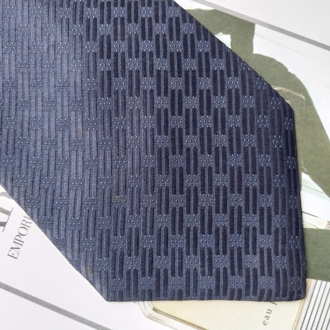 조르지오 아르마니 실크 자카드 패턴 넥타이 9.8cm A+등급 K2244 상품이미지10