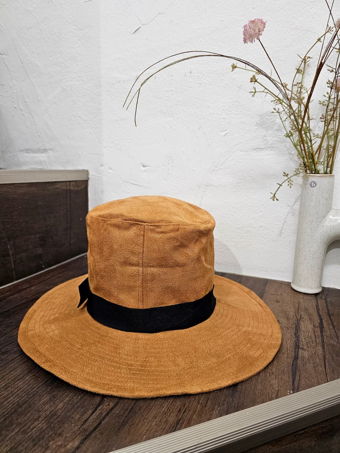 Japan 카라멜 하이크라운 카노티에 hat 상품이미지4