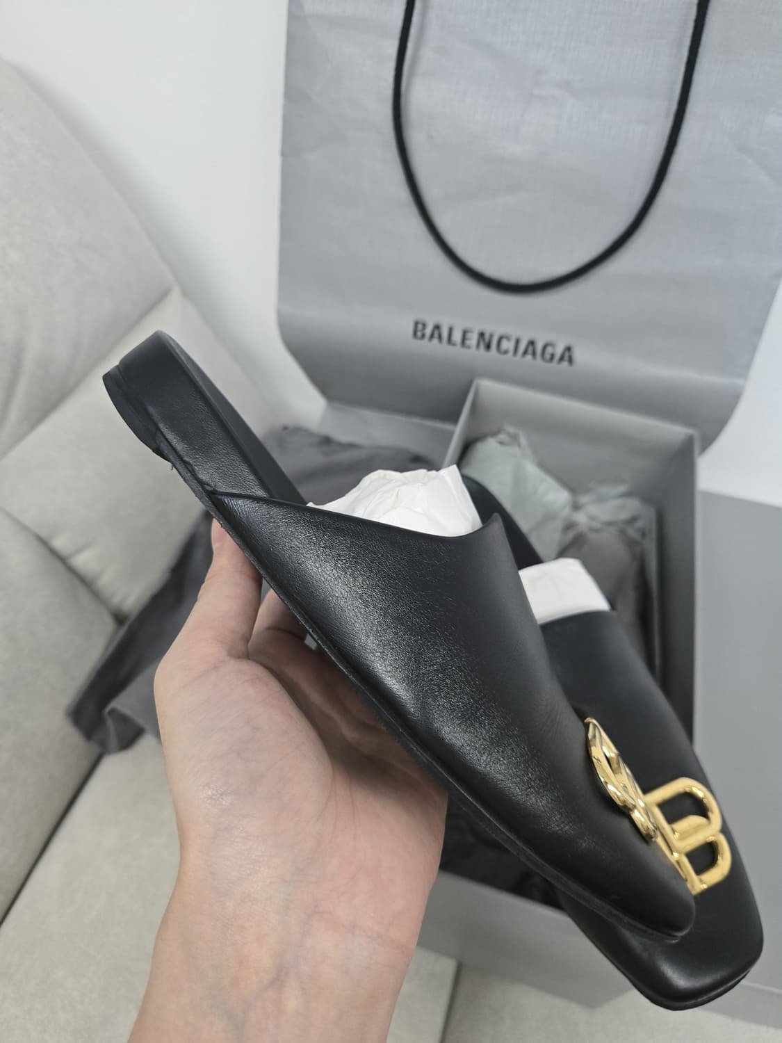 [보증서 정품]발렌시아가 로퍼 슬리퍼 상품이미지3