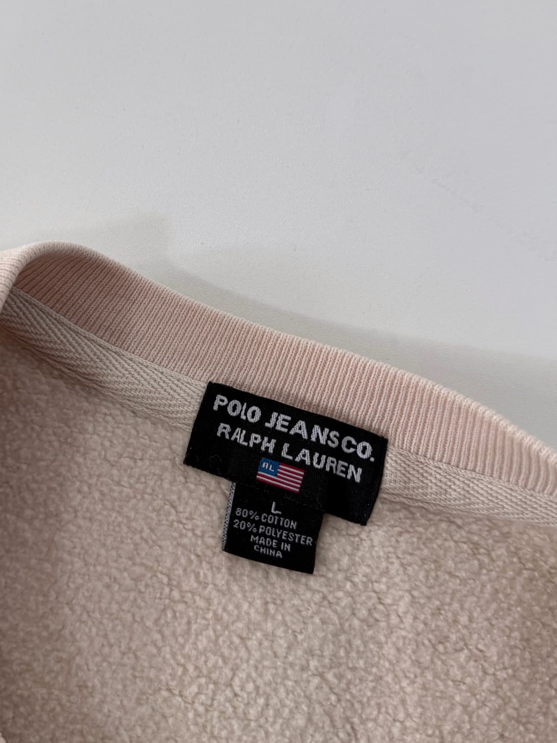 폴로 진스 00‘s 루즈핏 성조기 로고 스웻 맨투맨 상품이미지4