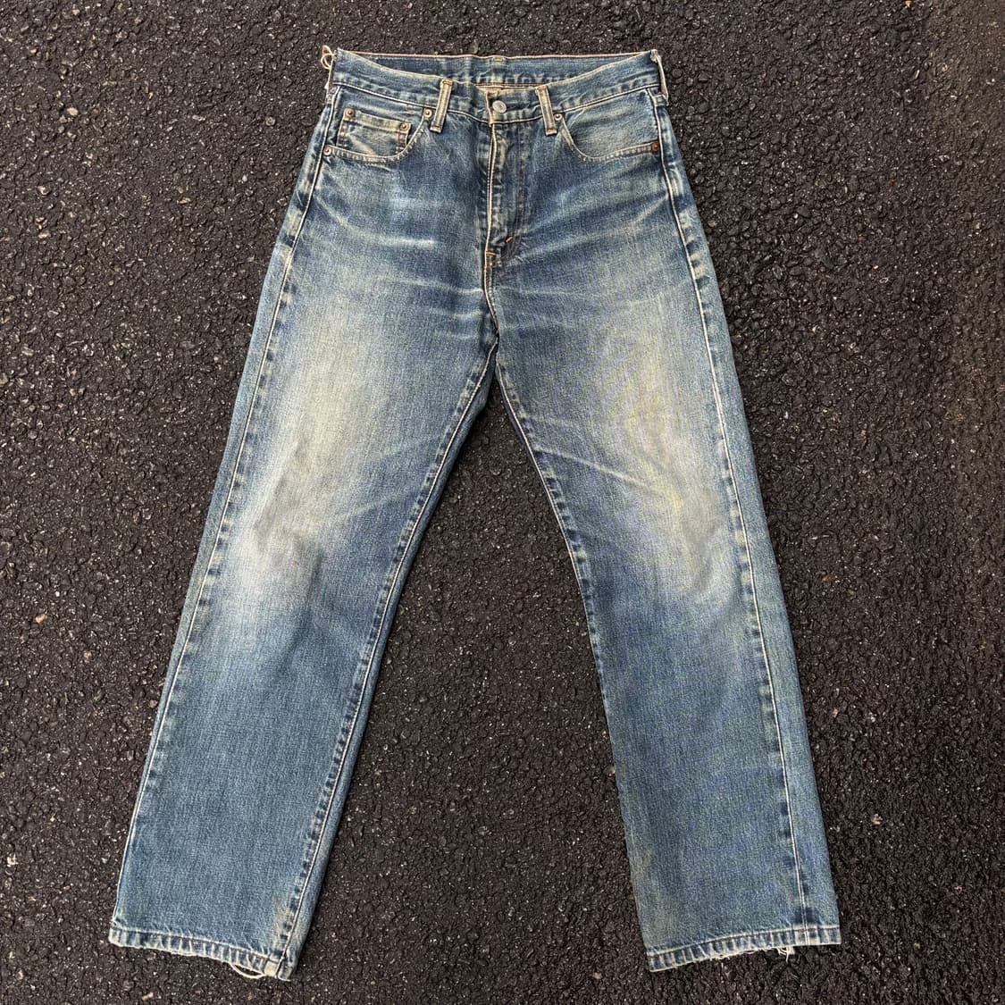 90~00년대 일본 리바이스 502 빅e 셀비지 상품이미지4