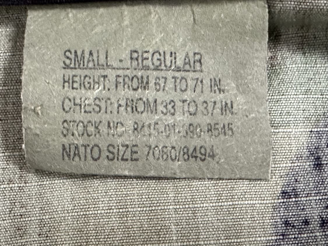 미군 구형 제2보병사단 BDU 우드랜드 전투복 상의 (S/R) (M) 상품이미지6