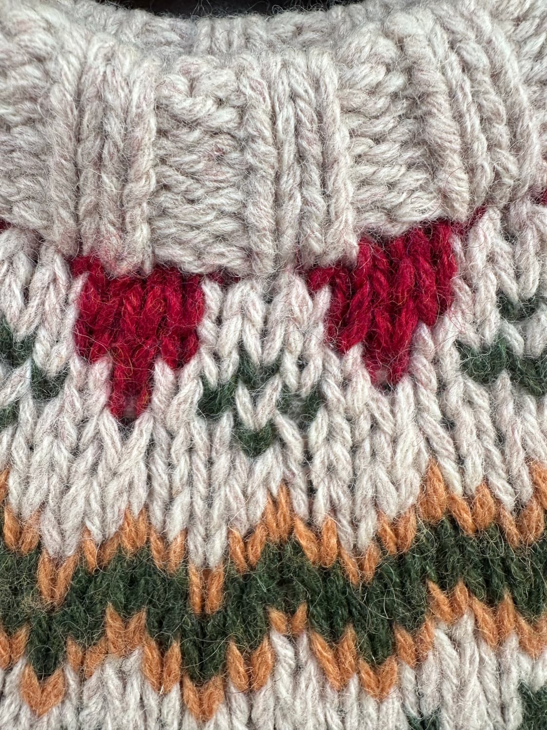 드롭숄더핏 노르딕 울스웨터 상품이미지5