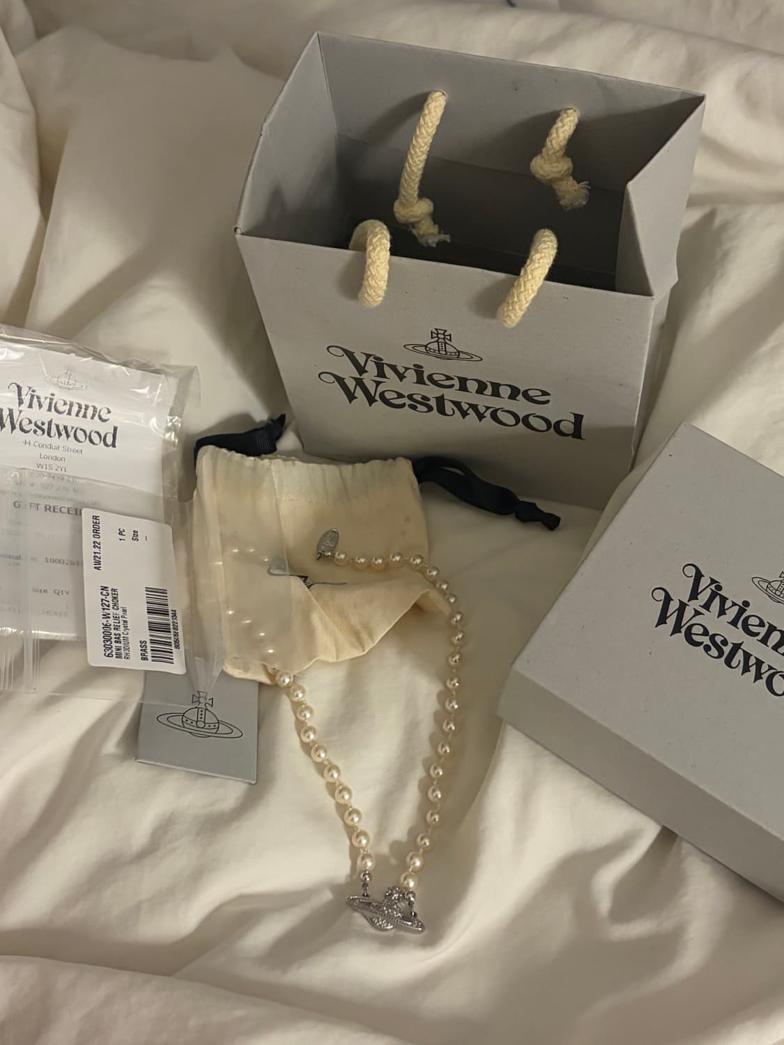 비비웨스트우드 진주초커 목걸이 상품이미지1