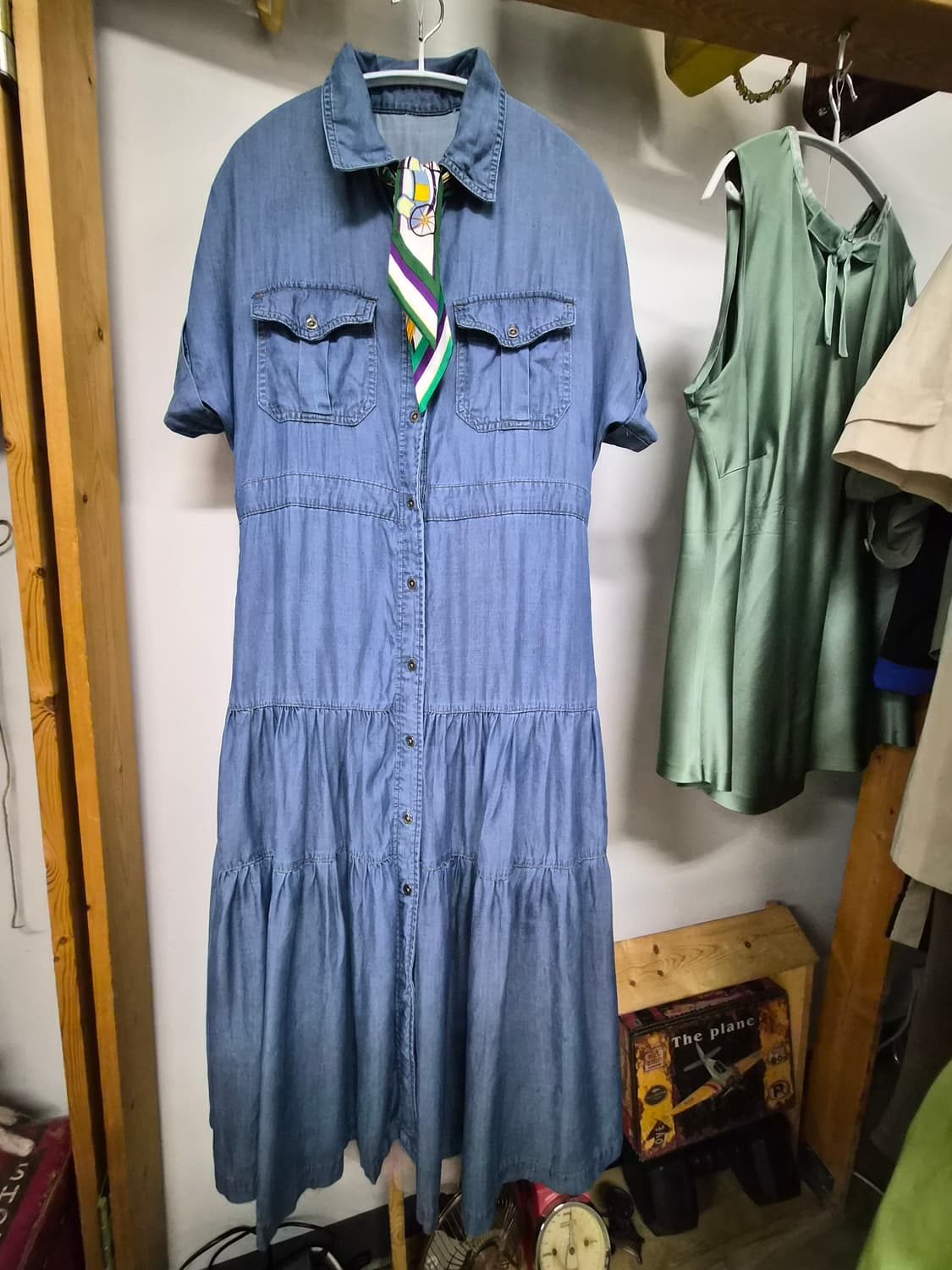 데렉렘  캉캉 데님 원피스 상품이미지1