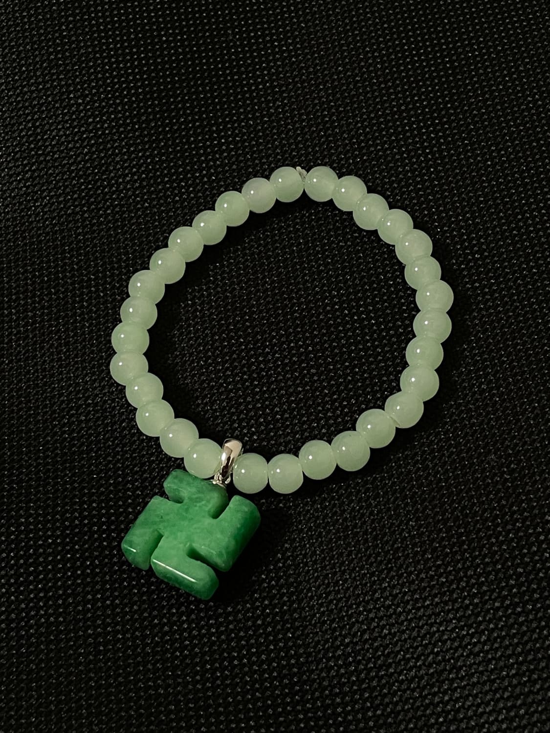 빈티지 오리엔탈 원석 만자 팔찌 상품이미지1