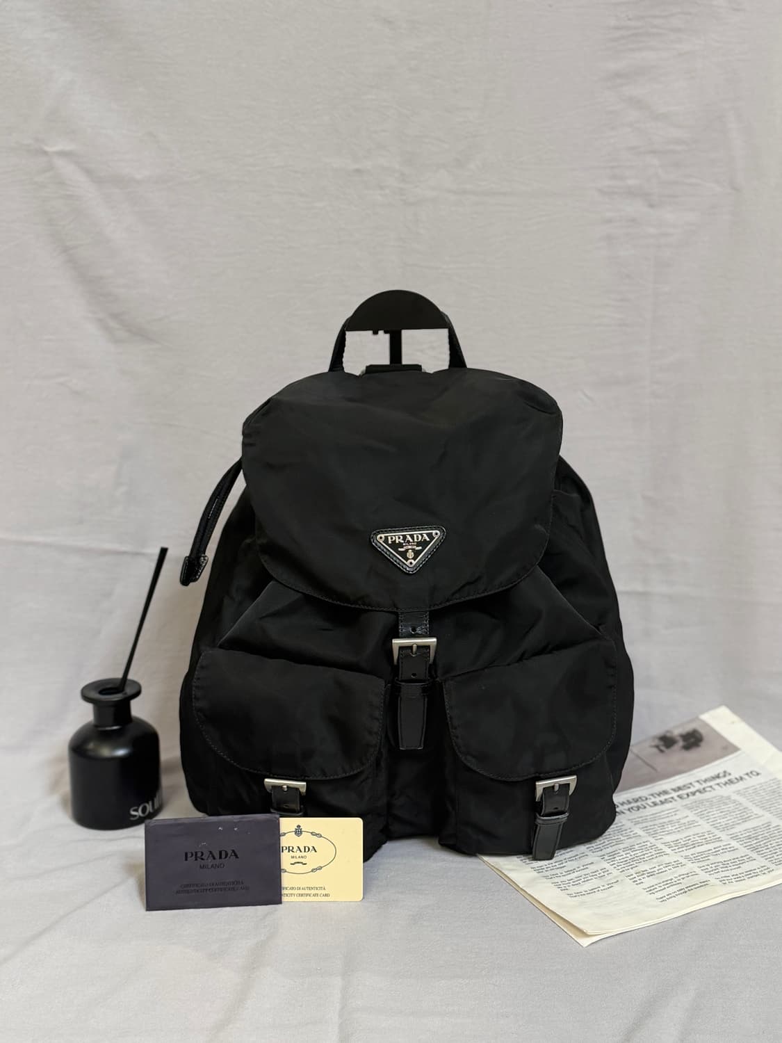 프라다 나일론 포코노 투포켓 백팩 미디움 상품이미지2