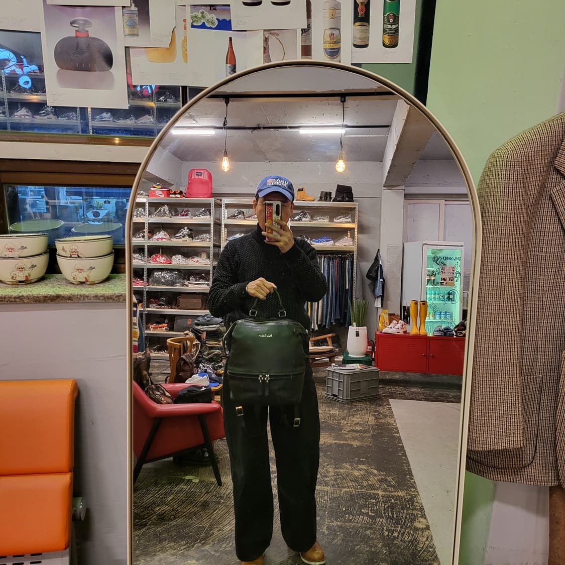 NICOLE 레더 백팩 상품이미지2