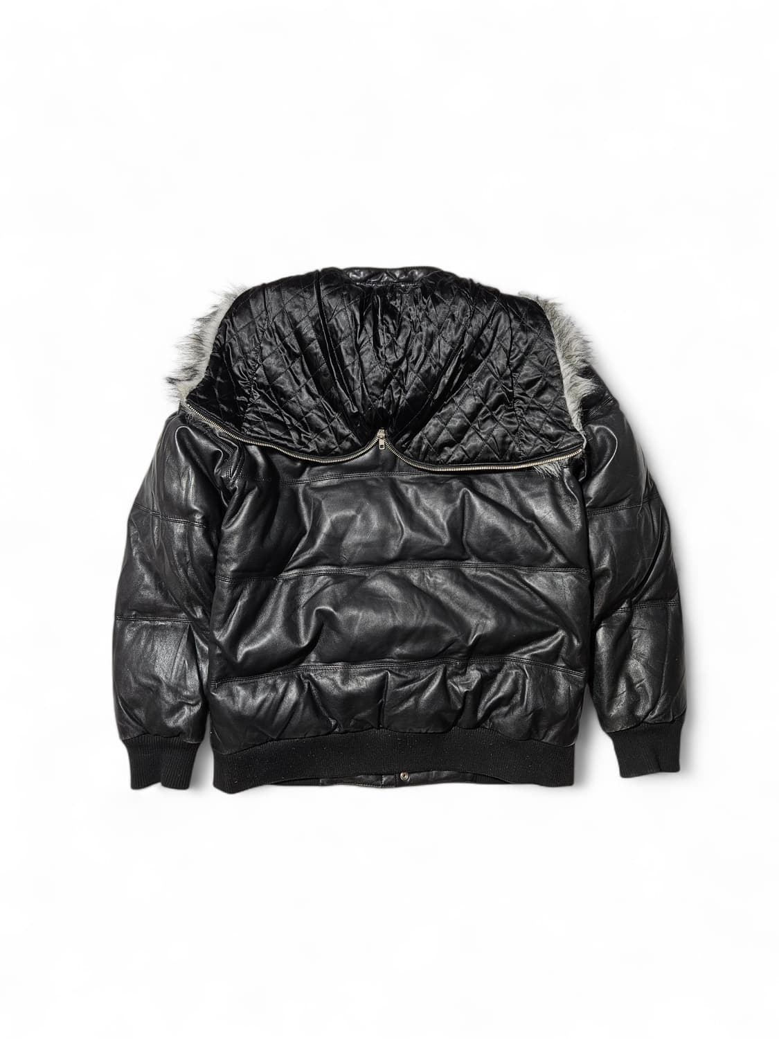 2007 슈프림 레더 다운 L 퍼 가죽 자켓  상품이미지5