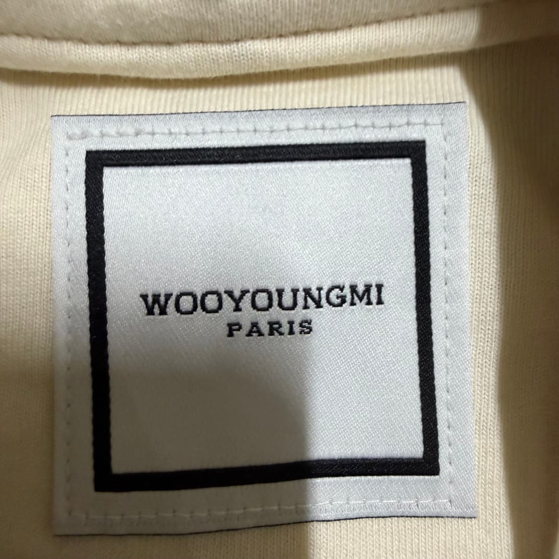 우영미 베이지 플라워 후드티 95 상품이미지4