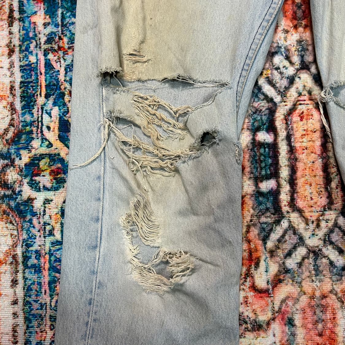 [34X32] 90s made in usa 리바이스501 디스 데님팬츠 상품이미지4