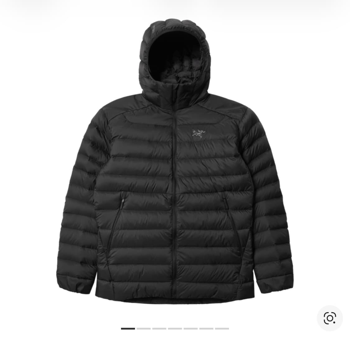 아크테릭스 세륨 후디 블랙 패딩 xs 상품이미지1