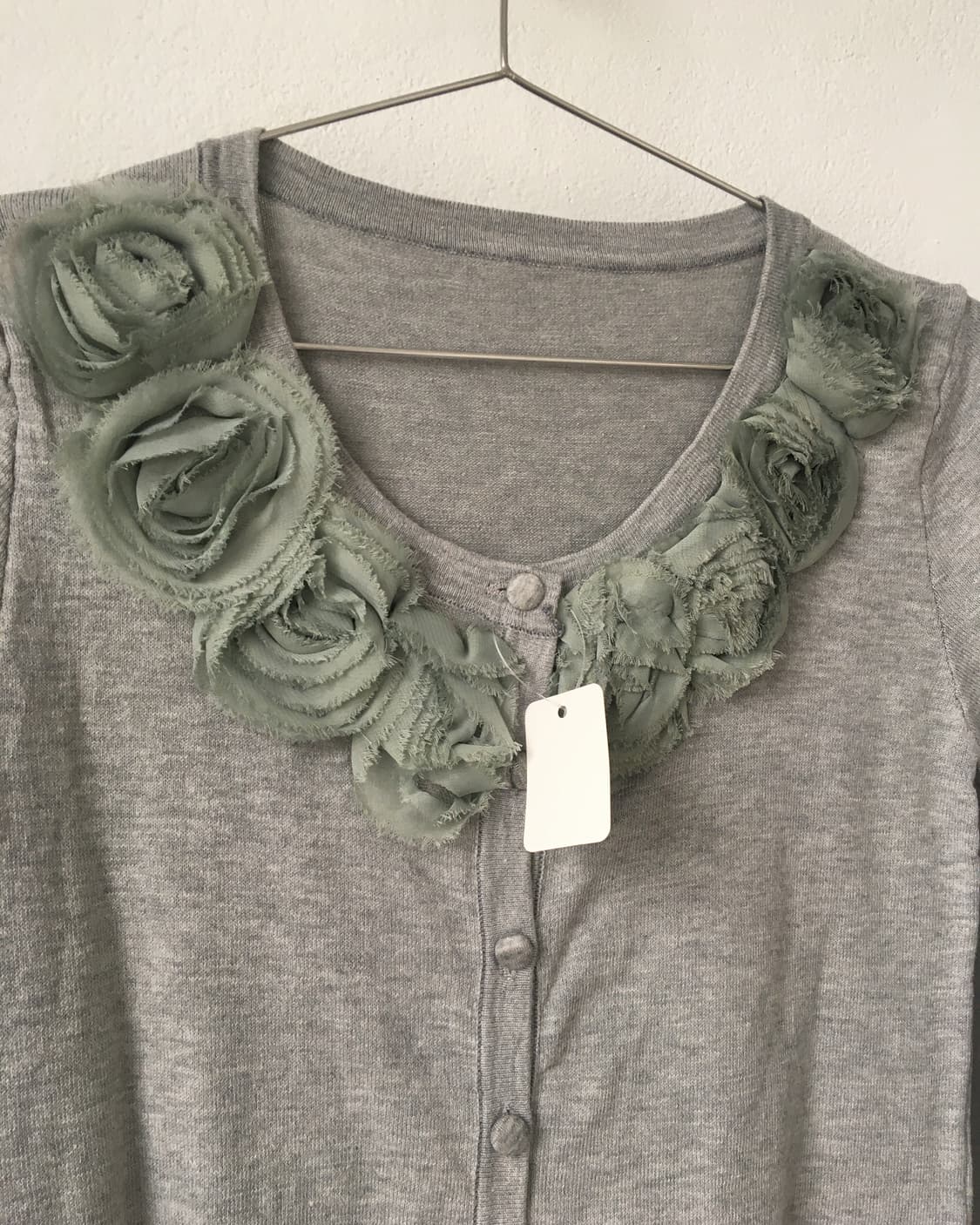 Corsage point knit cardigan 상품이미지4