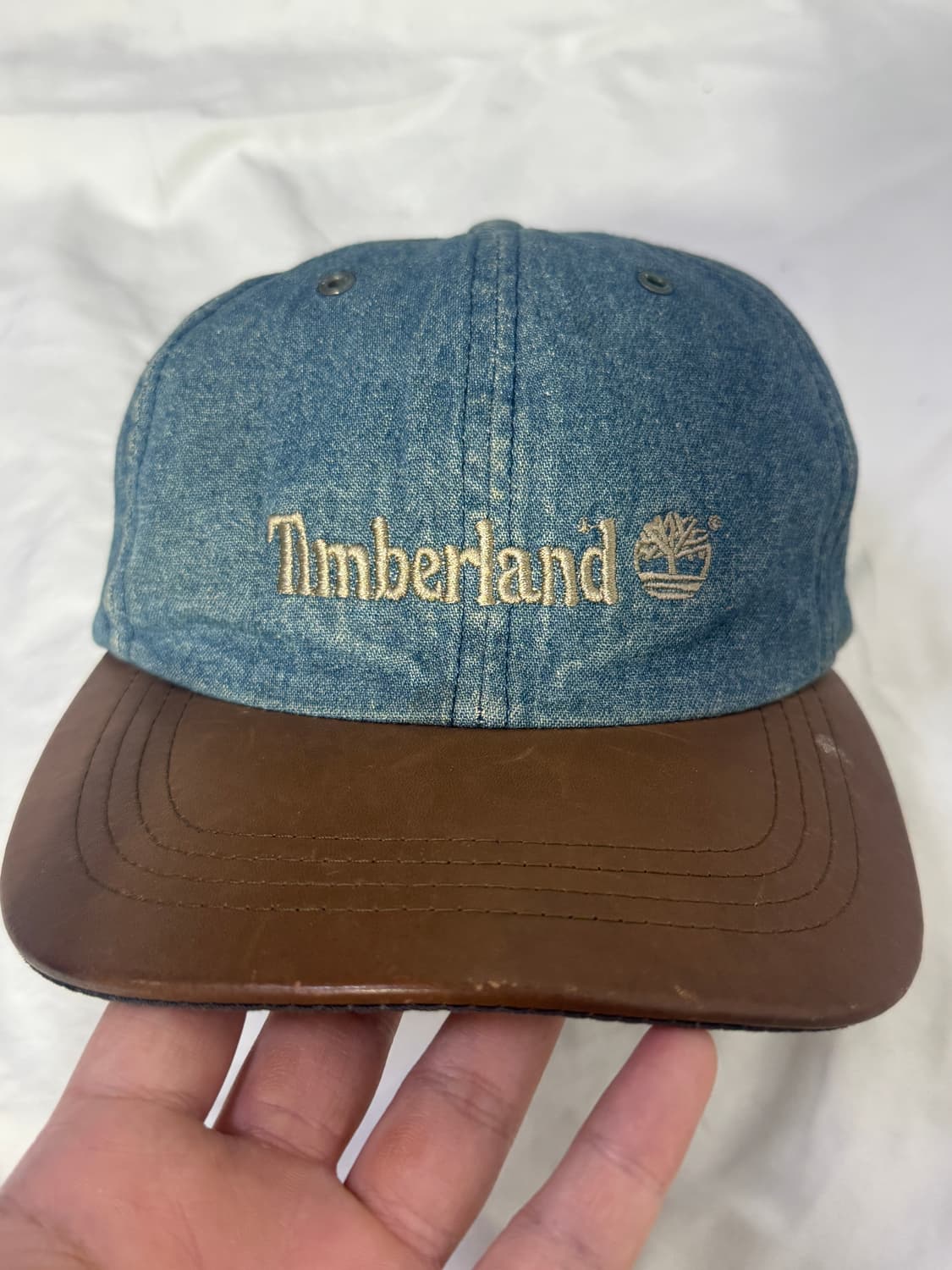 팀버랜드 데님 레더 볼캡 상품이미지5