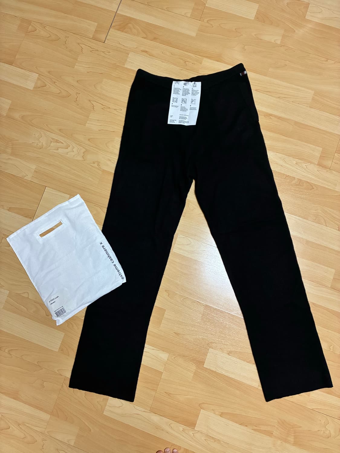 익스트림캐시미어 rush 팬츠 블랙컬러 상품이미지3