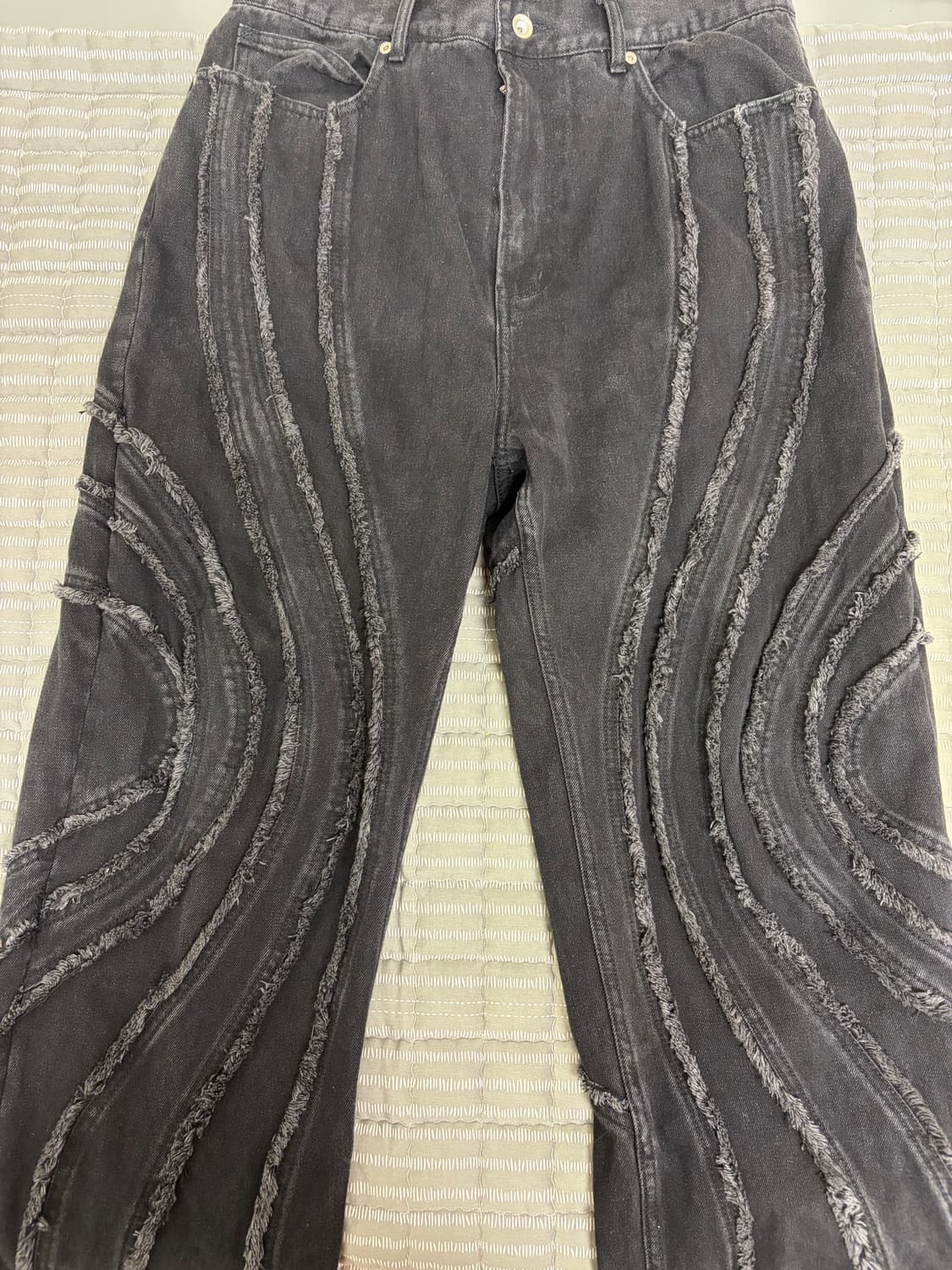예스아이씨 cutoff denim pants 상품이미지1