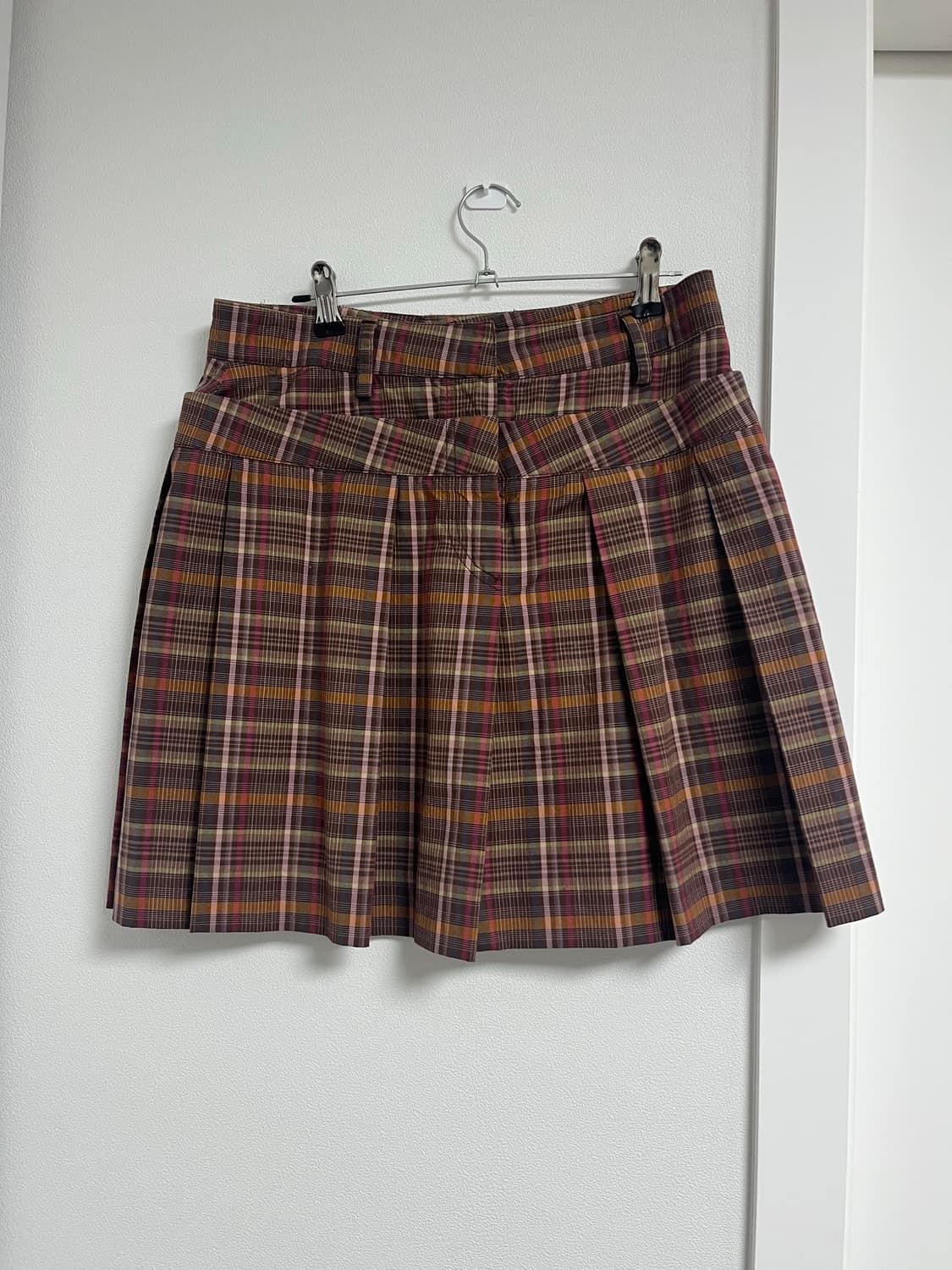 유럽 빈티지 체크 스커트 상품이미지5