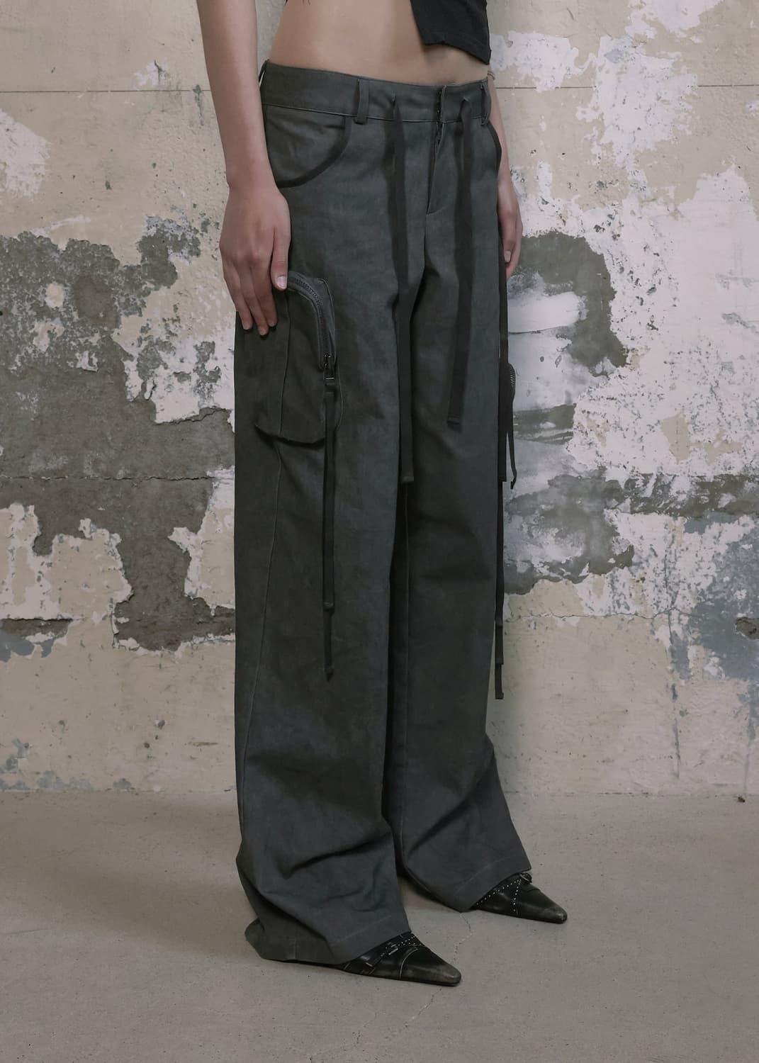 보헤미안서울 POUCH POCKET CARGO WIDE PANTS 상품이미지2