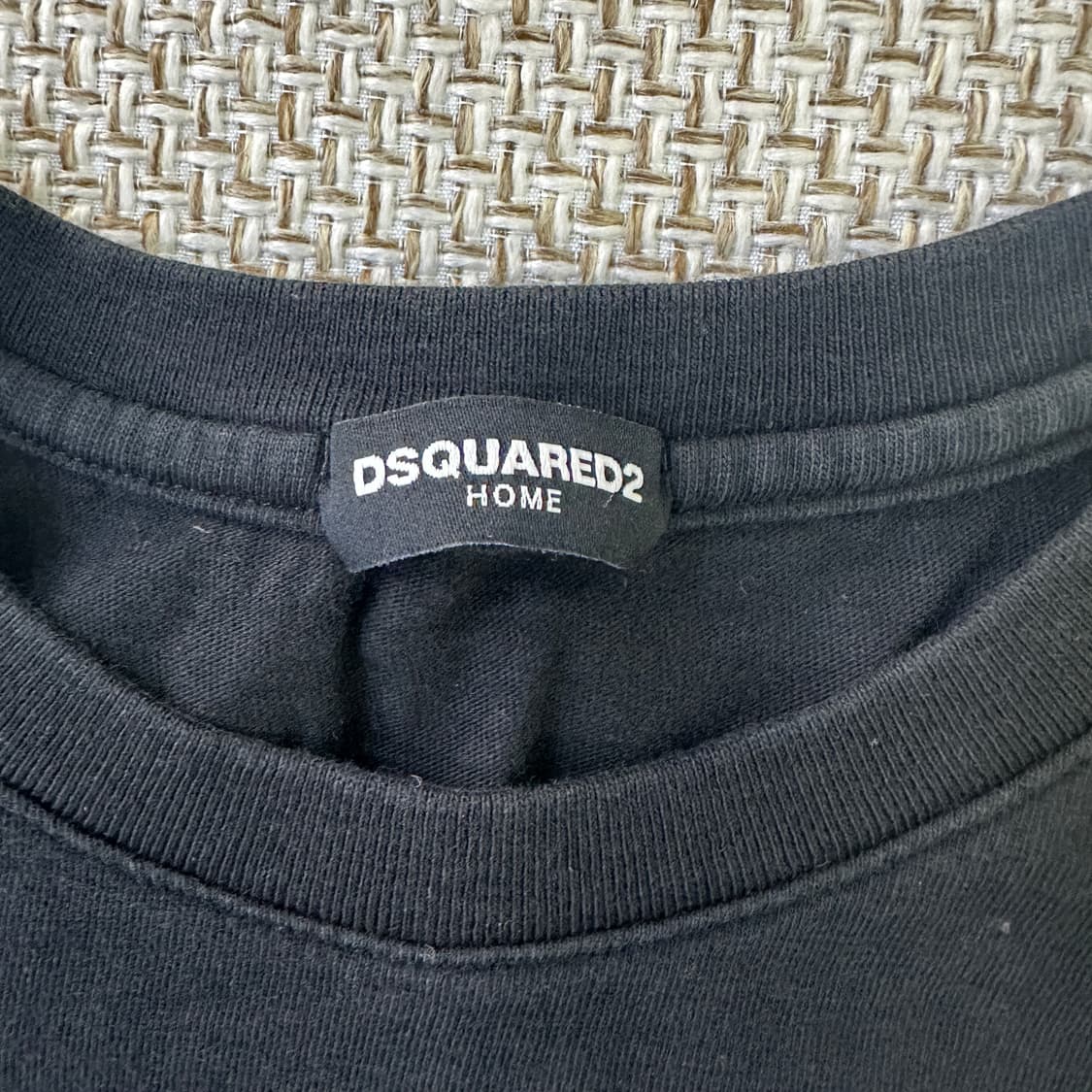 L 디스퀘어드2 블랙 로고 프린팅 반팔 0407D 상품이미지2