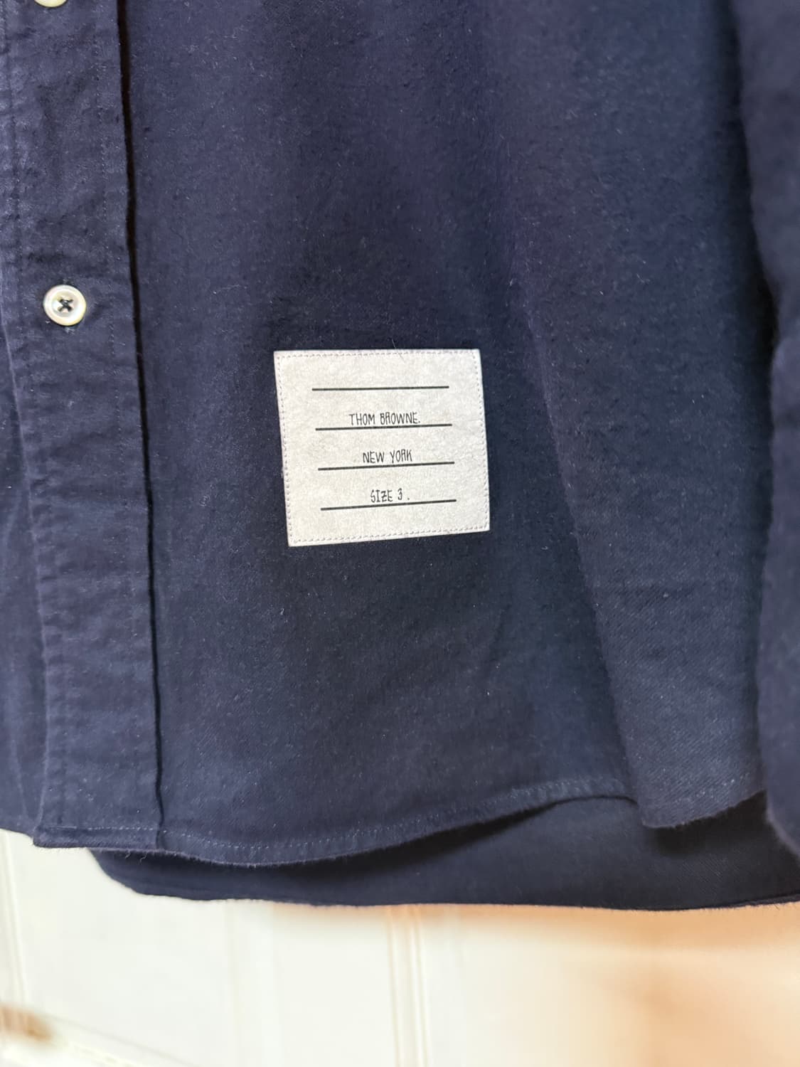 톰브라운 26SS 플란넬 4-바 셔츠 (MWL272A 05245 415) 상품이미지4