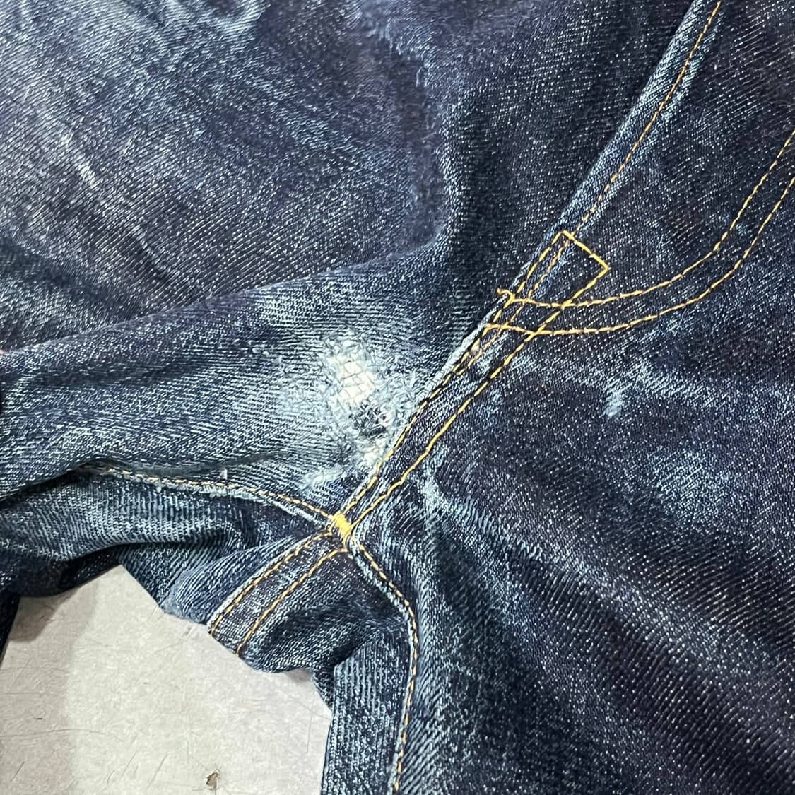  더블알엘 셀비지 데님 팬츠 y15414 상품이미지4