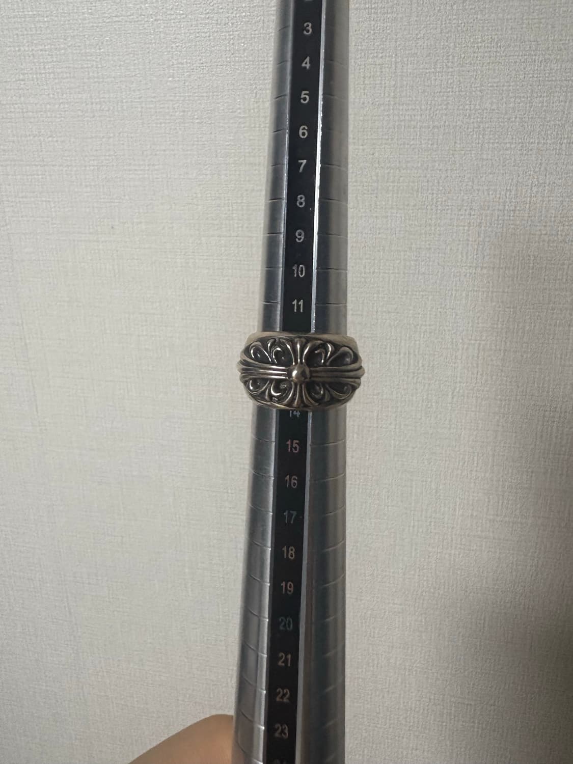 [us6.5]크롬하츠 플로랄크로스링 상품이미지4