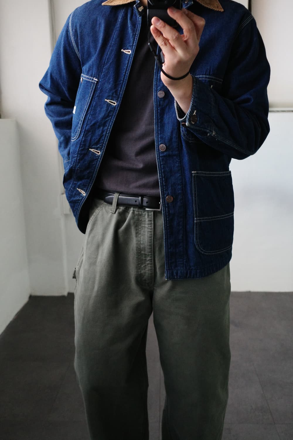 90s 빅 존 데님 커버올 상품이미지4