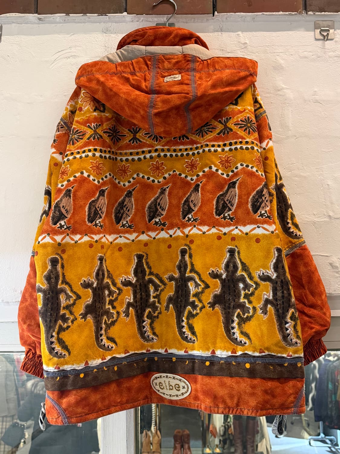 Elbe japan 크로커다일 패턴 스키 자켓 L 상품이미지8