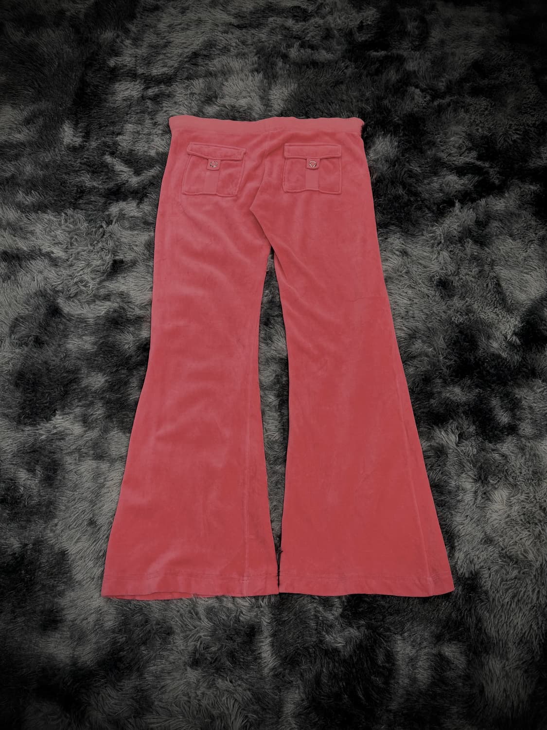 juicy Couture 벨벳 핑크 부츠컷 트랙팬츠 상품이미지2