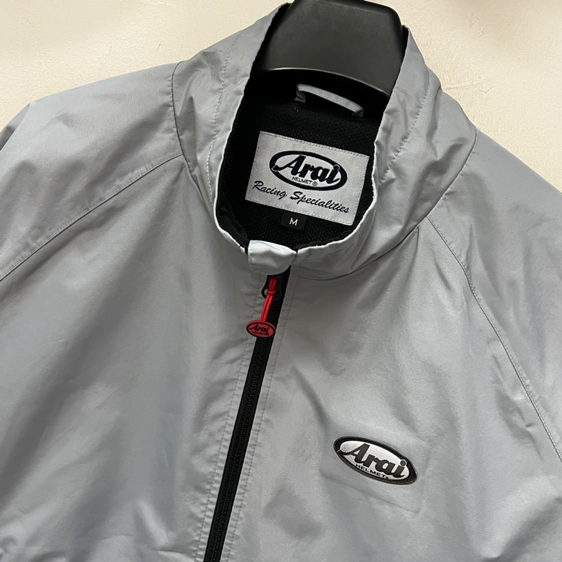 Arai 아라이 구형 실버 그레이 바람막이 자켓 M 상품이미지4