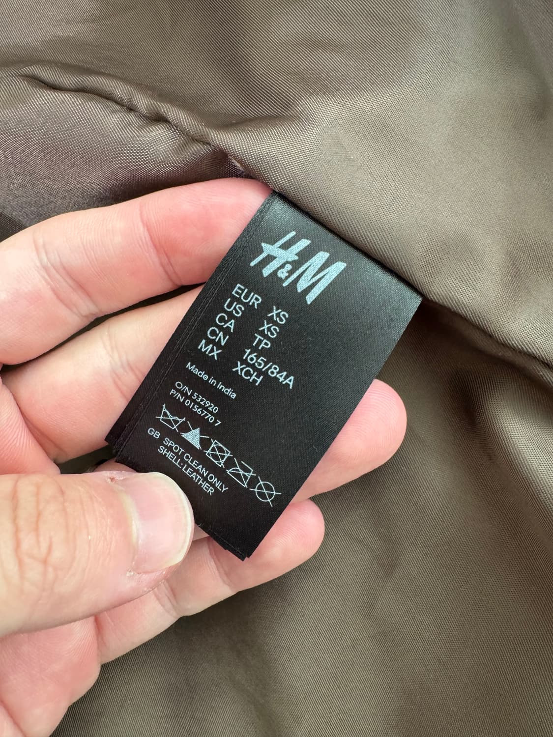 H&M Margiela 벨트 가죽 자켓 상품이미지8