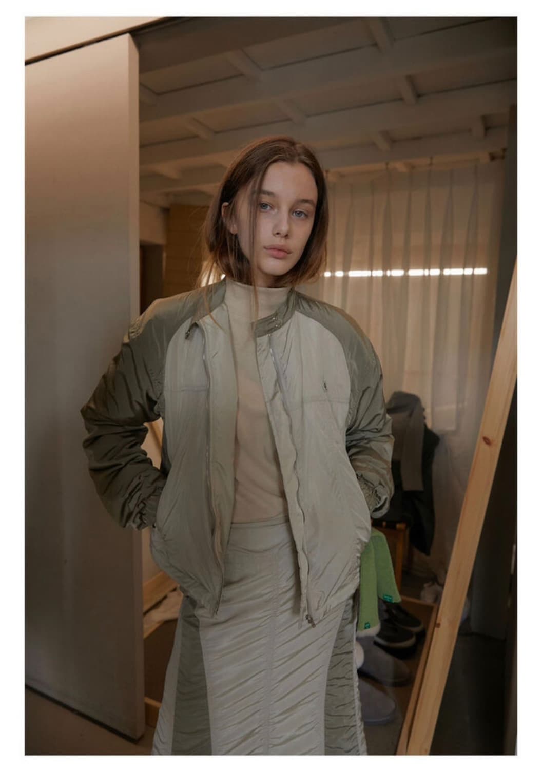 노컨텐츠 경량패딩 바람막이 자켓 상품이미지1