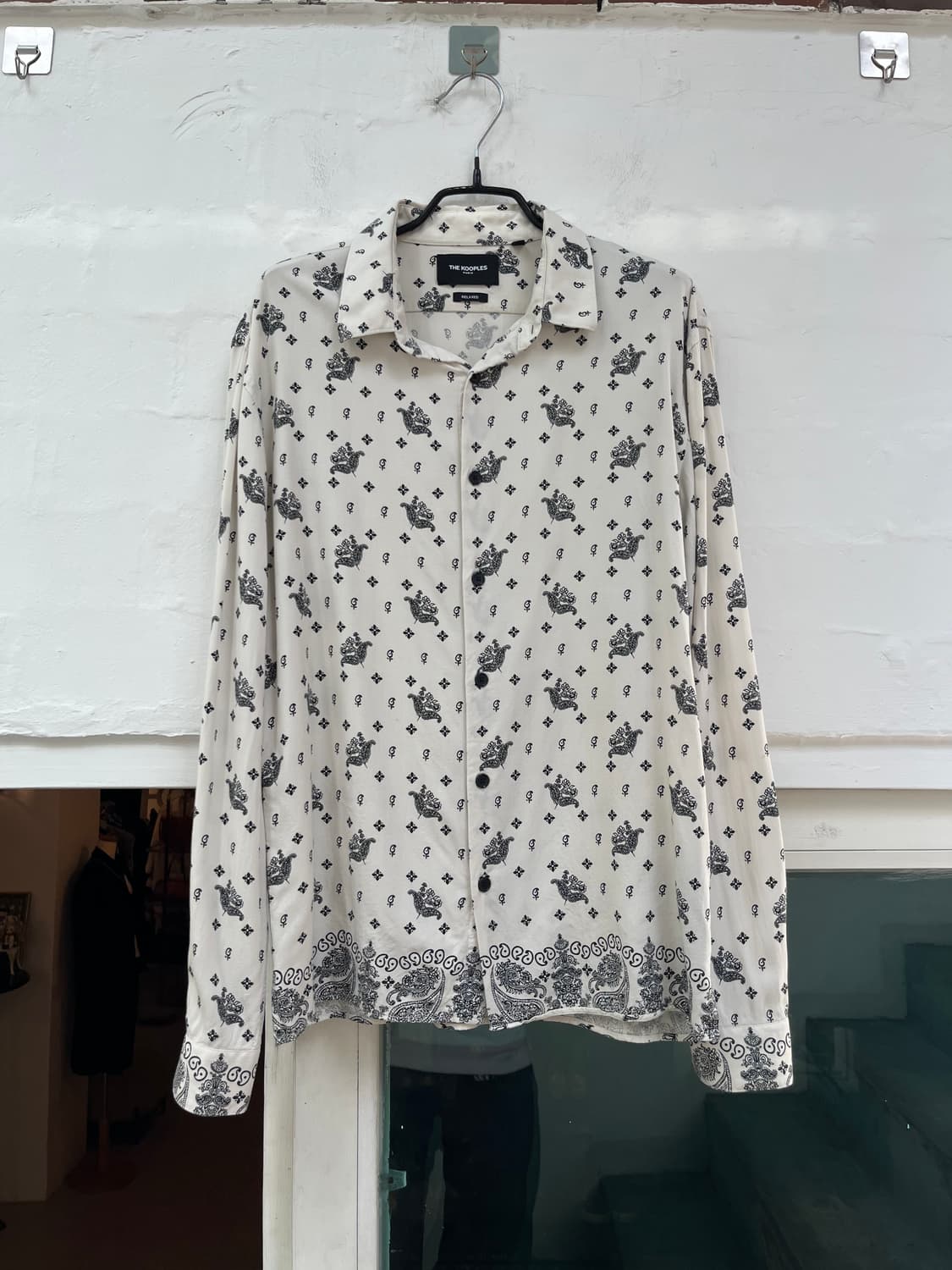 The Kooples 플로럴 페이즐리 비스코스 셔츠 S 상품이미지1