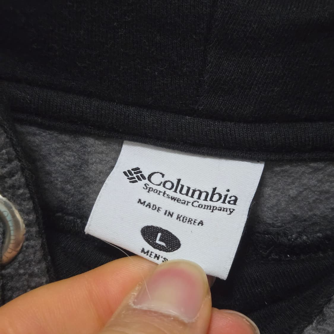 컬럼비아 체크 플리스 후드티 / 남성 후드티/ 남자 후리스  상품이미지3