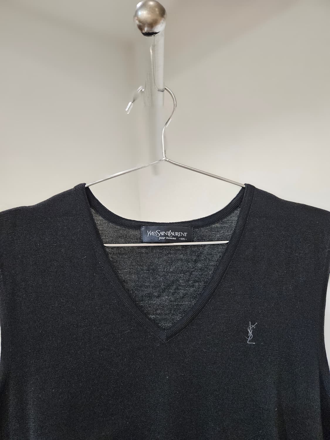 입생로랑 니트 조끼 베스트 상품이미지3