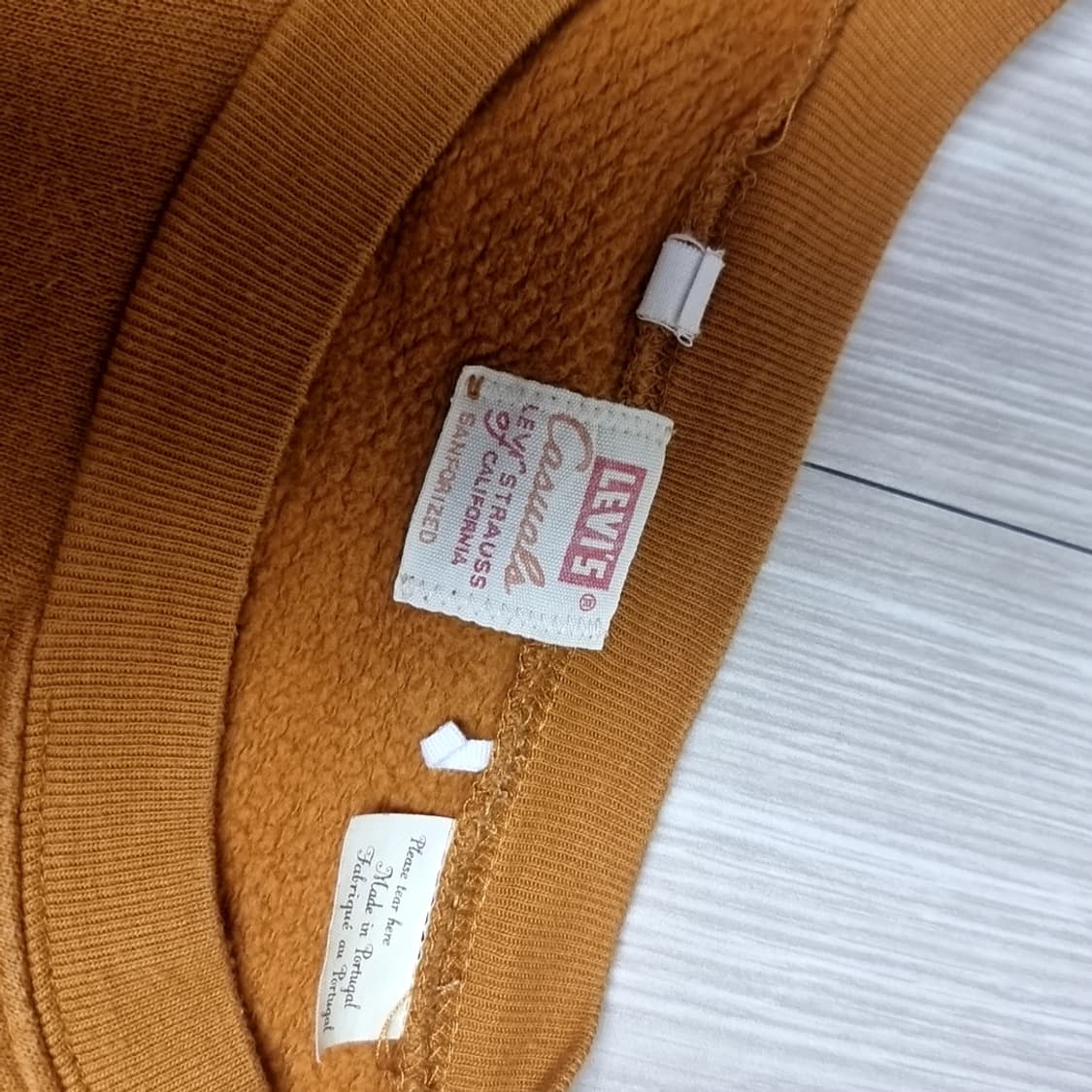 리바이스 LVC 브라운 프린팅 맨투맨 티셔츠(L) 상품이미지4